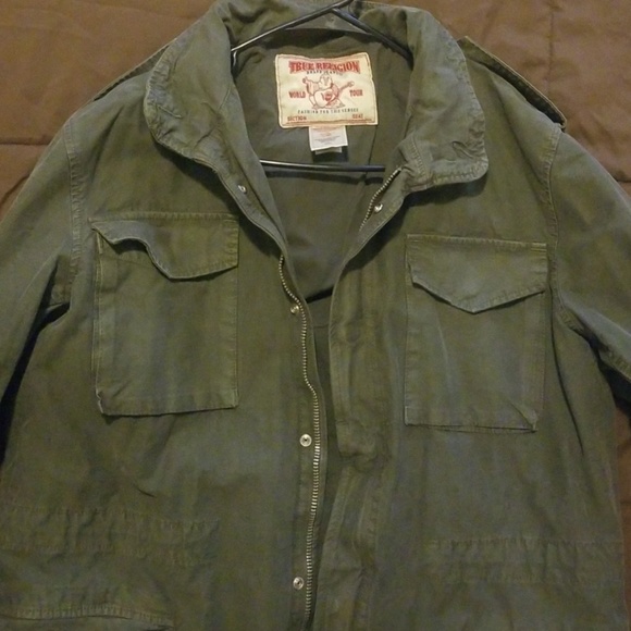 true religion army jacket